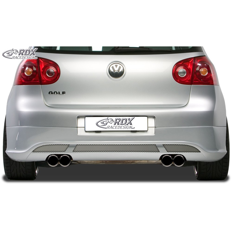 Image of RDX Racedesign Achter Rear Skirt 3/5 Deurs Ongeverfd ABS Plastic Volkswagen Golf