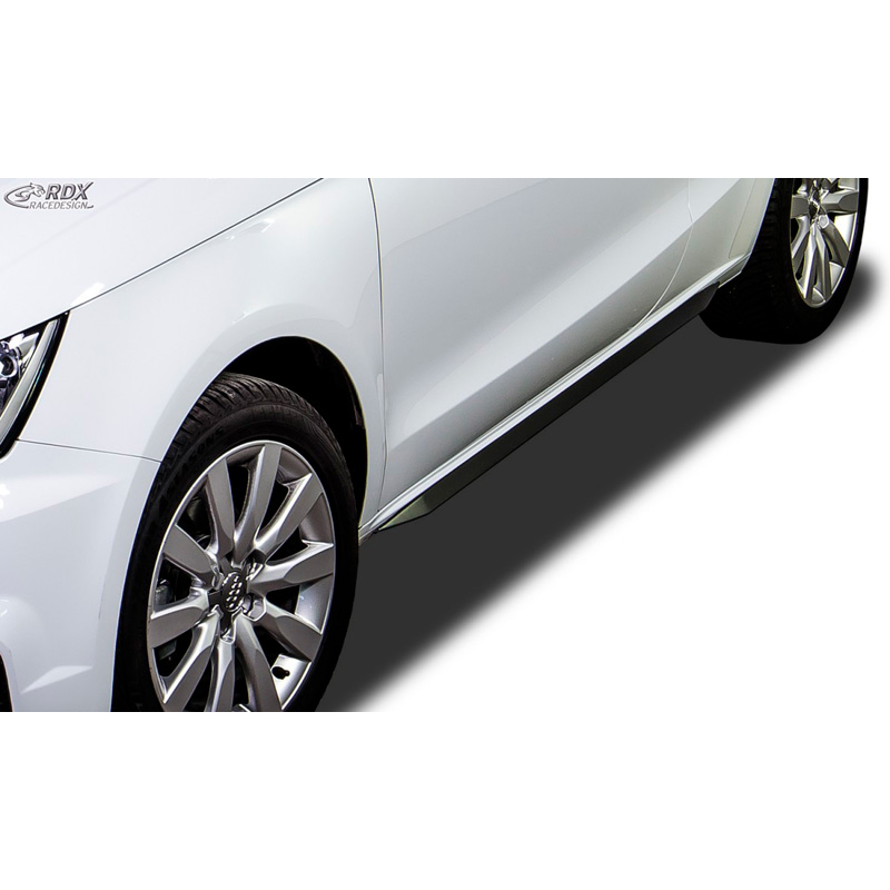 Image of RDX Racedesign Side Skirts 3/5 Deurs Zwart ABS Plastic Audi A1