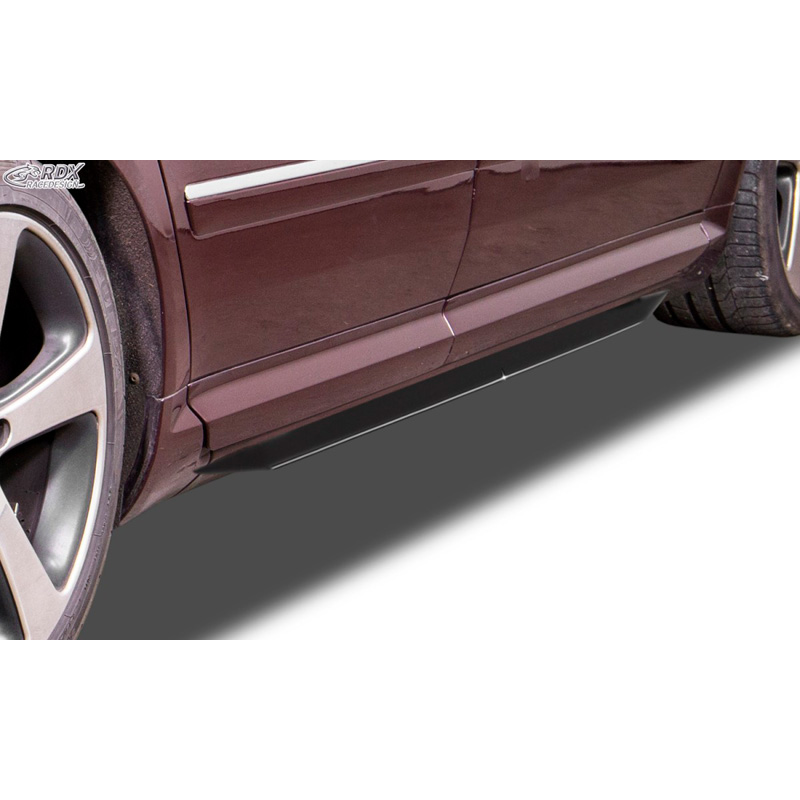 Image of RDX Racedesign Side Skirts Zwart ABS Plastic Audi A8