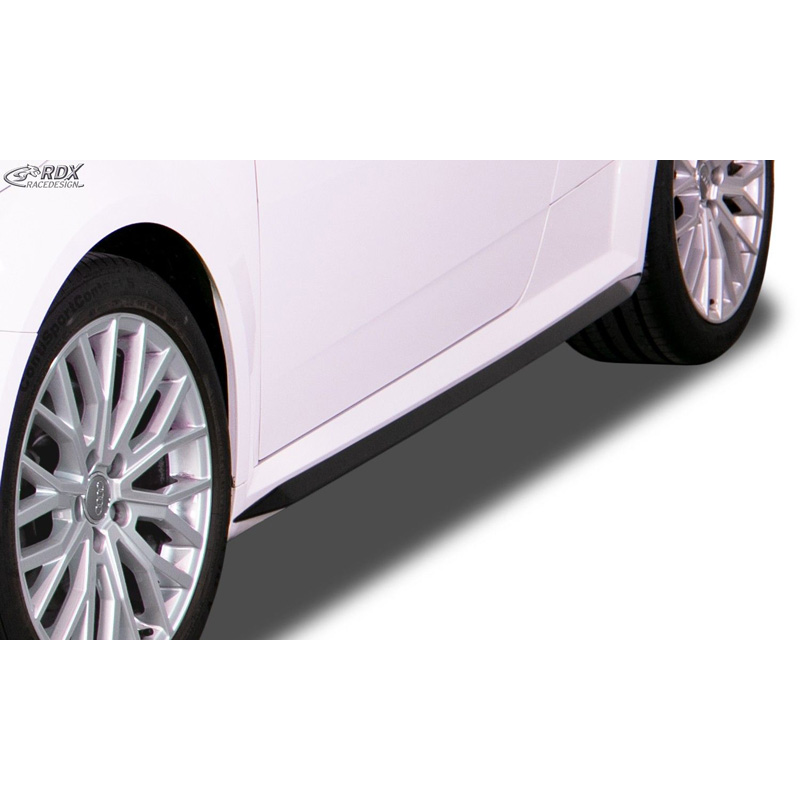Image of RDX Racedesign Side Skirts Zwart ABS Plastic Audi TT
