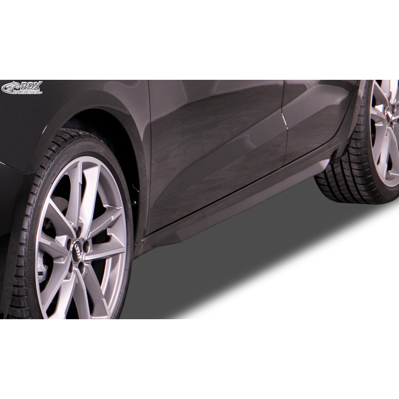 Image of RDX Racedesign Side Skirts Zwart ABS Plastic Audi A1