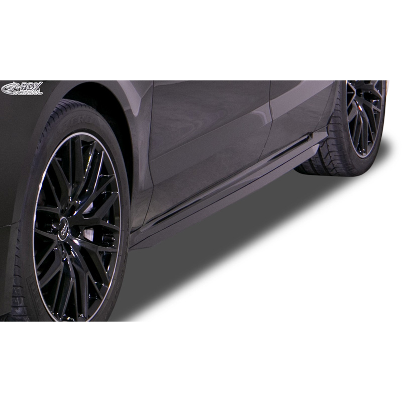 Image of RDX Racedesign Side Skirts Zwart ABS Plastic Audi A8