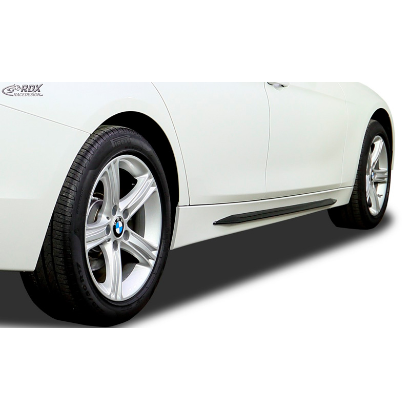 Image of RDX Racedesign Side Skirts Zwart ABS Plastic BMW 3-serie