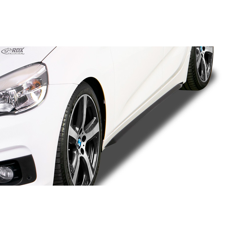 Image of RDX Racedesign Side Skirts Zwart ABS Plastic BMW 2-serie