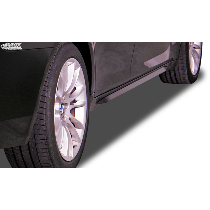Image of RDX Racedesign Side Skirts Zwart ABS Plastic BMW 7-serie