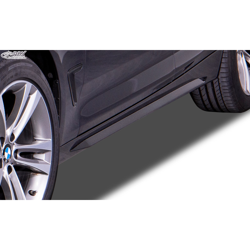 Image of RDX Racedesign Side Skirts Zwart ABS Plastic BMW 3-serie