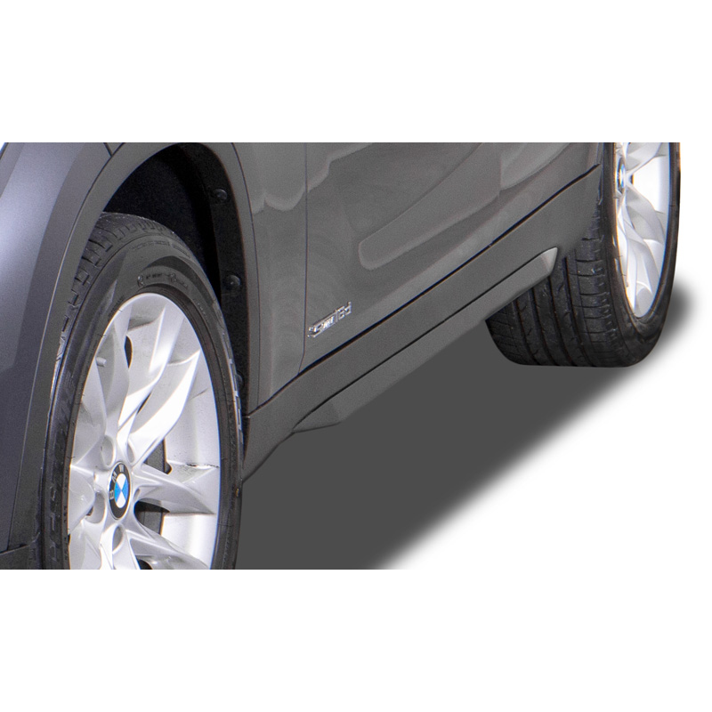 Image of RDX Racedesign Side Skirts Zwart ABS Plastic BMW X1