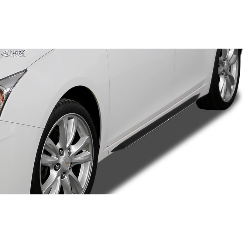 Image of RDX Racedesign Side Skirts Zwart ABS Plastic Chevrolet Cruze