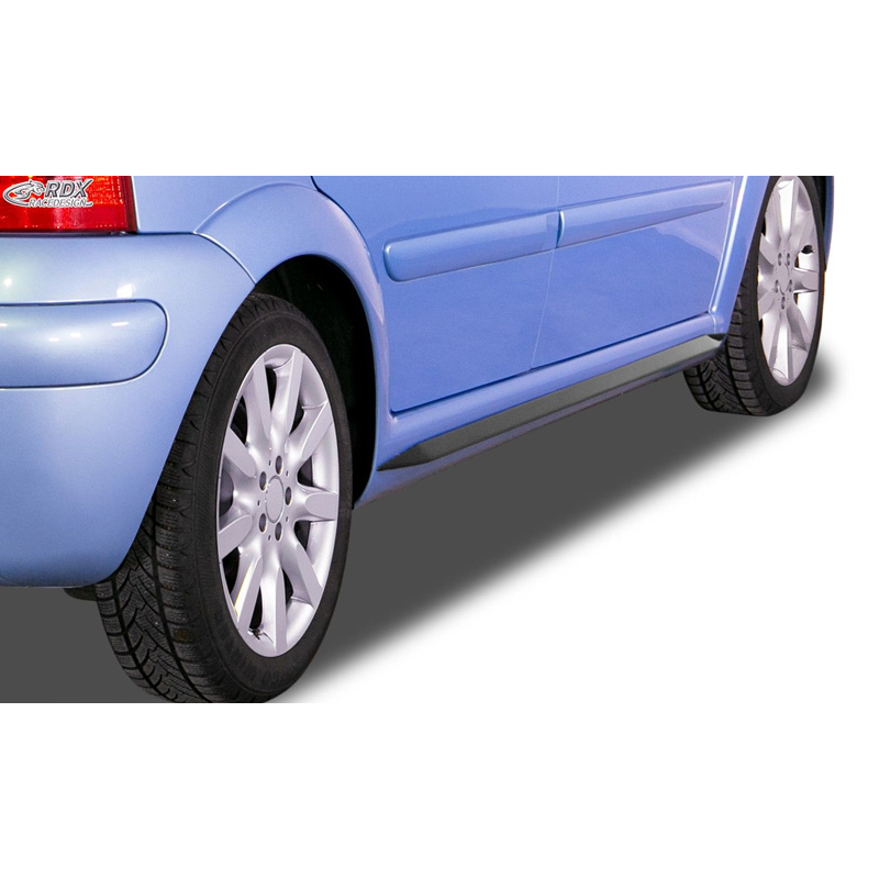 Image of RDX Racedesign Side Skirts Zwart ABS Plastic Citroen C3