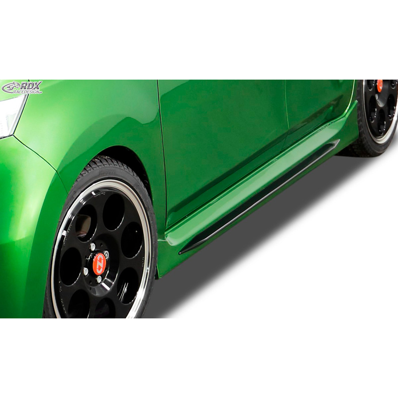 Image of RDX Racedesign Side Skirts Zwart ABS Plastic Daihatsu Materia