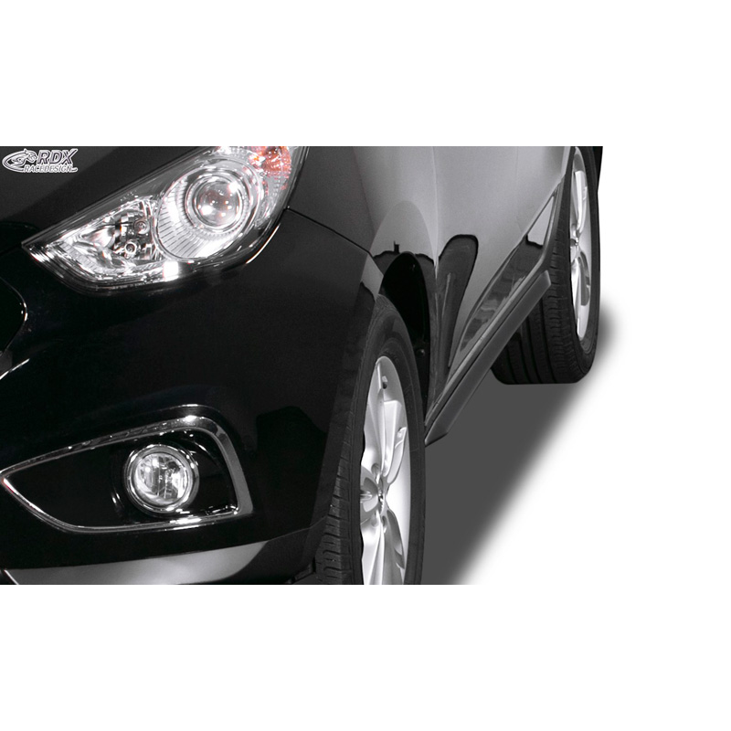Image of RDX Racedesign Side Skirts Zwart ABS Plastic Hyundai ix35