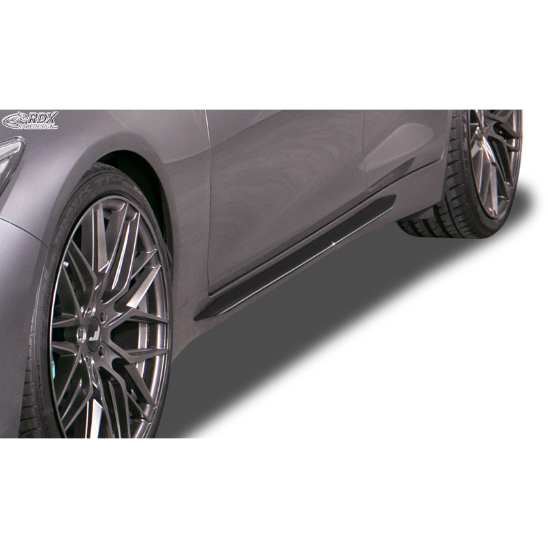 Image of RDX Racedesign Side Skirts Zwart ABS Plastic Infiniti Q50