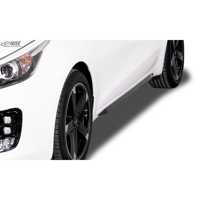 Image of RDX Racedesign Side Skirts Zwart ABS Plastic Kia Ceed, ProCeed