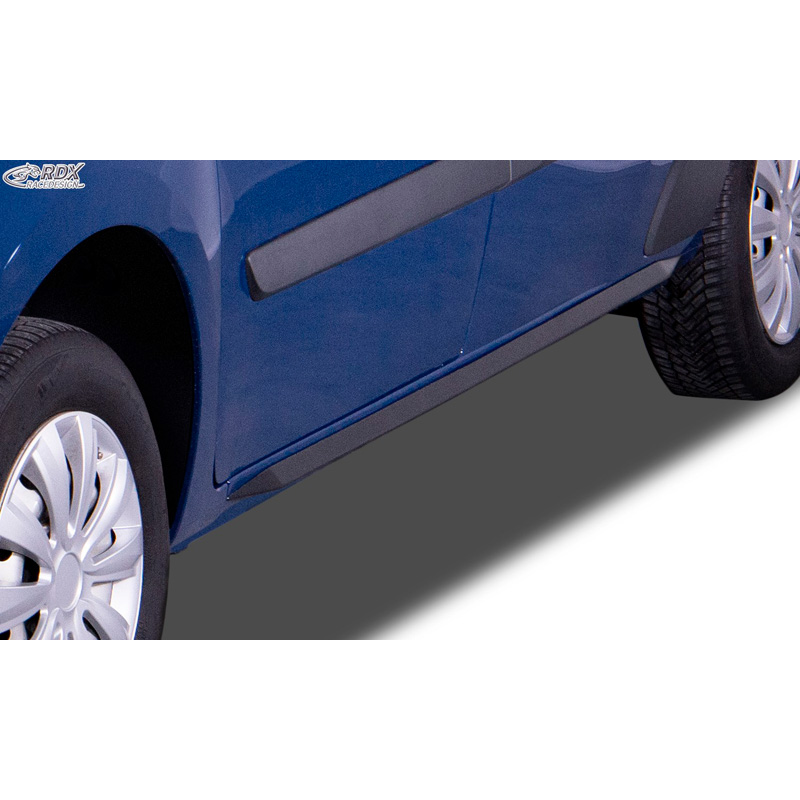 Image of RDX Racedesign Side Skirts Zwart ABS Plastic Mercedes Citan
