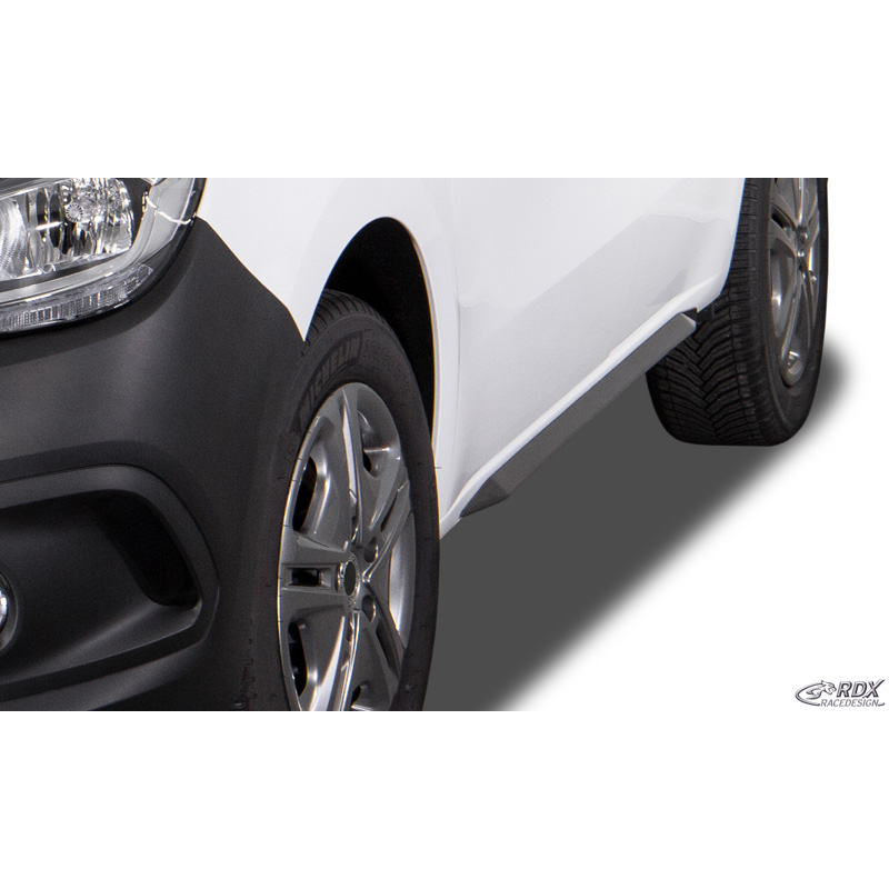 Image of RDX Racedesign Side Skirts Zwart ABS Plastic Mercedes Citan, T-Class