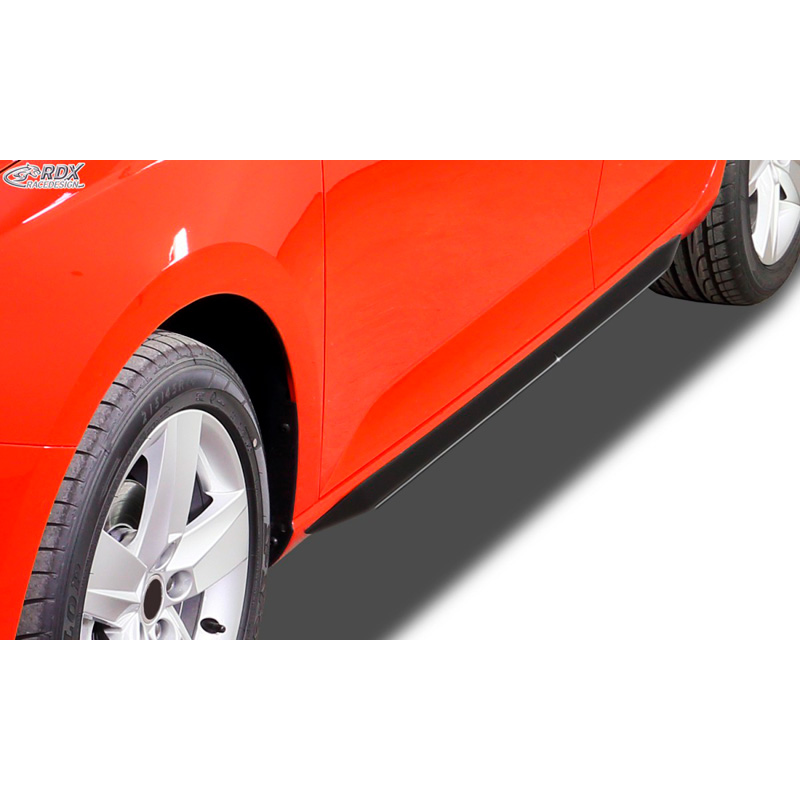 Image of RDX Racedesign Side Skirts Zwart ABS Plastic Opel Astra