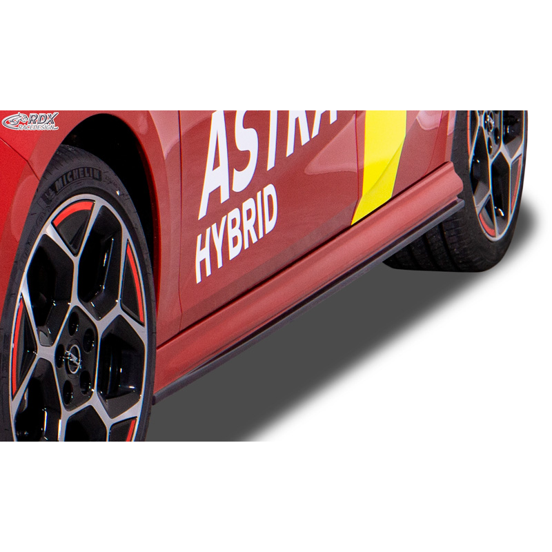 Image of RDX Racedesign Side Skirts Ongeverfd ABS Plastic Opel Astra