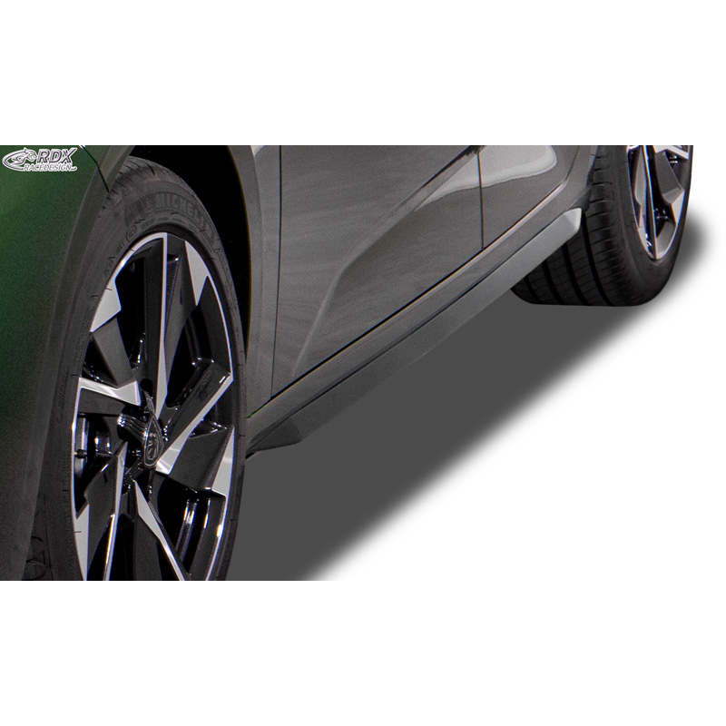 Image of RDX Racedesign Side Skirts Zwart ABS Plastic Peugeot 308
