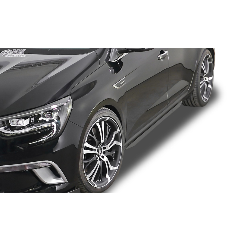 Image of RDX Racedesign Side Skirts 5-Deurs Zwart ABS Plastic Renault Mégane, GrandTour
