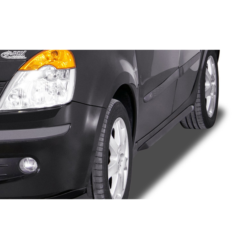 Image of RDX Racedesign Side Skirts Zwart ABS Plastic Renault Modus