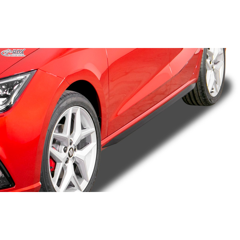 Image of RDX Racedesign Side Skirts Zwart ABS Plastic Seat Ibiza