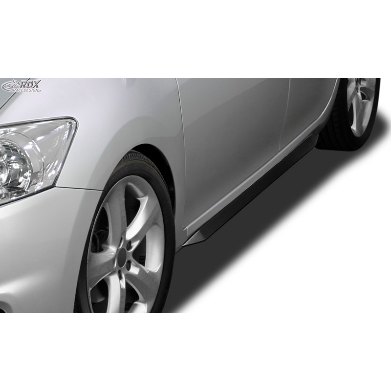 Image of RDX Racedesign Side Skirts Zwart ABS Plastic Toyota Auris
