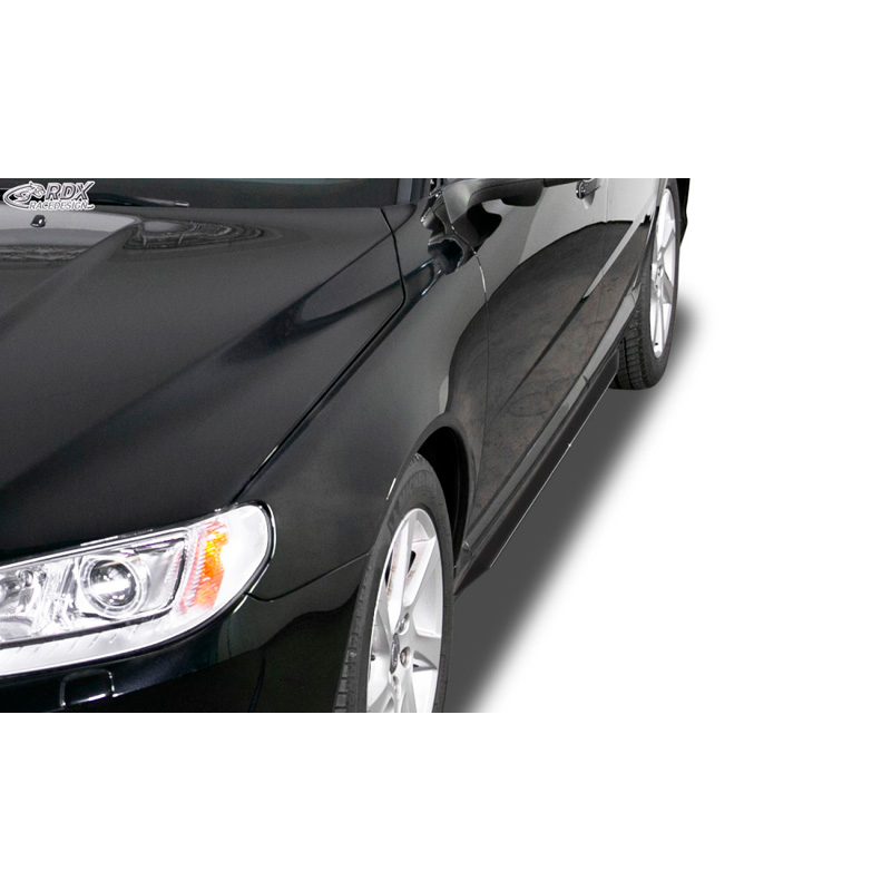 Image of RDX Racedesign Side Skirts Zwart ABS Plastic Volvo V70, S80