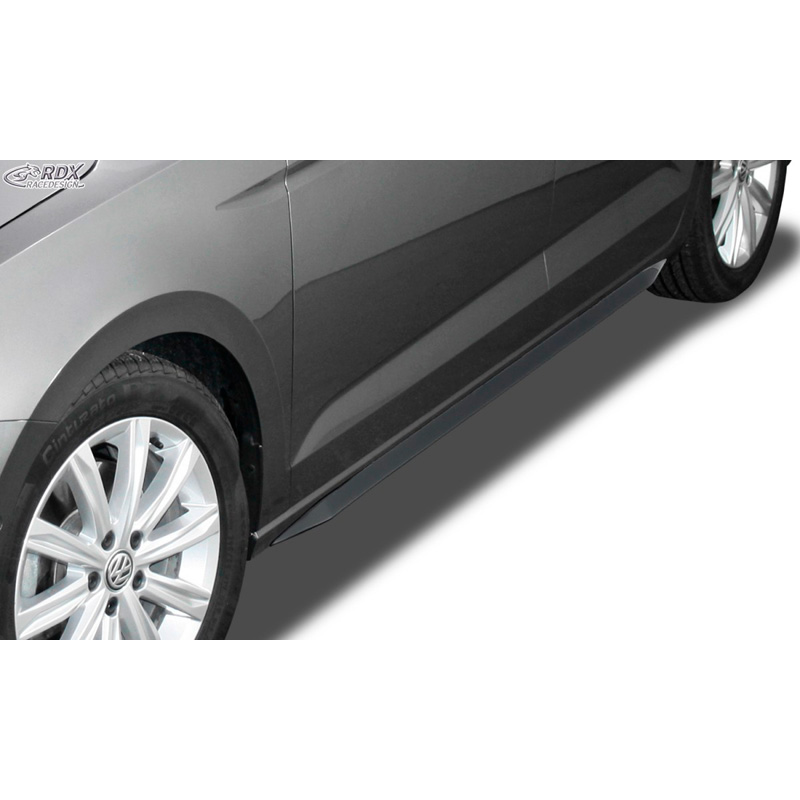 Image of RDX Racedesign Side Skirts Zwart ABS Plastic Volkswagen Touran