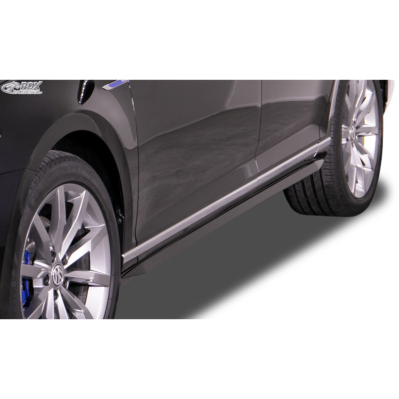 Image of RDX Racedesign Side Skirts Zwart ABS Plastic Volkswagen Passat