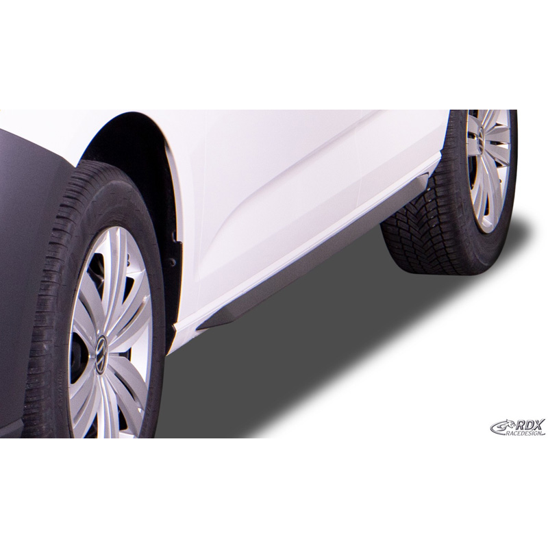 Image of RDX Racedesign Side Skirts Zwart ABS Plastic Volkswagen Caddy