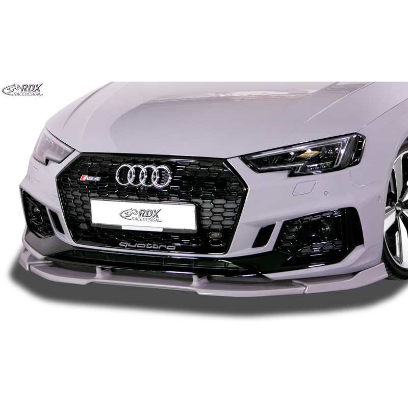 Image of RDX Racedesign Voor Bumper Lip Ongeverfd Polyurethane Audi RS4
