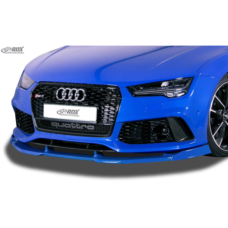 Image of RDX Racedesign Voor Bumper Lip Ongeverfd Polyurethane Audi RS7