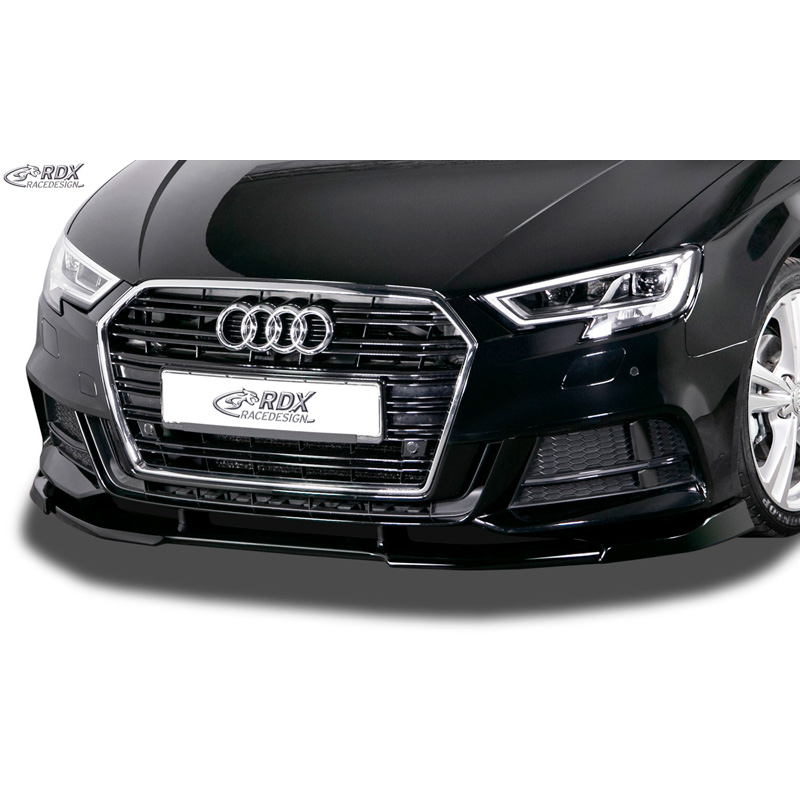 Image of RDX Racedesign Voor Bumper Lip 3-Deurs Ongeverfd Polyurethane Audi A3,S3 Facelift