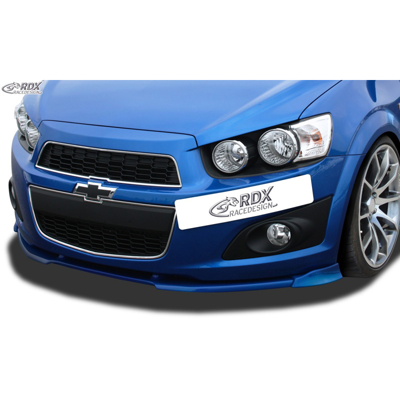 Image of RDX Racedesign Voor Bumper Lip Ongeverfd Polyurethane Chevrolet Aveo