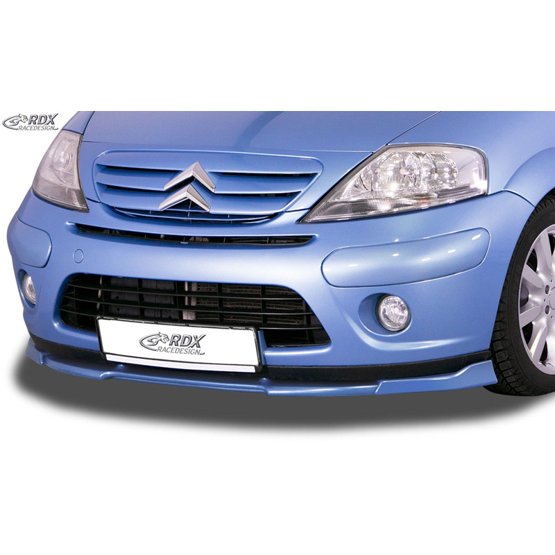 Image of RDX Racedesign Voor Bumper Lip Ongeverfd Polyurethane Citroen C3 Facelift