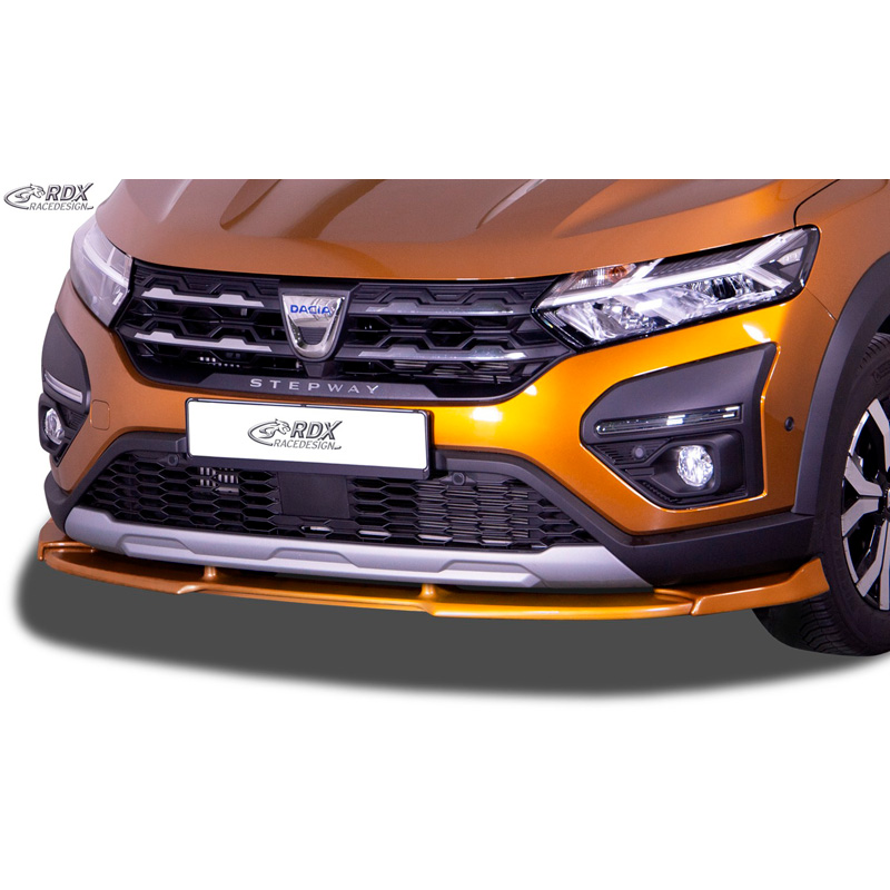 Image of RDX Racedesign Voor Bumper Lip Ongeverfd Polyurethane Dacia Sandero, Stepway