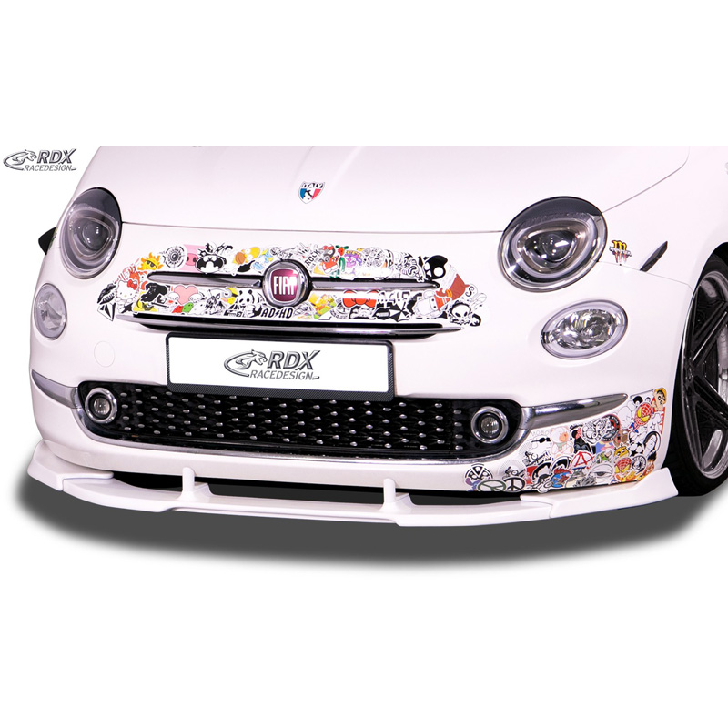 Image of RDX Racedesign Voor Bumper Lip Ongeverfd Polyurethane Fiat 500