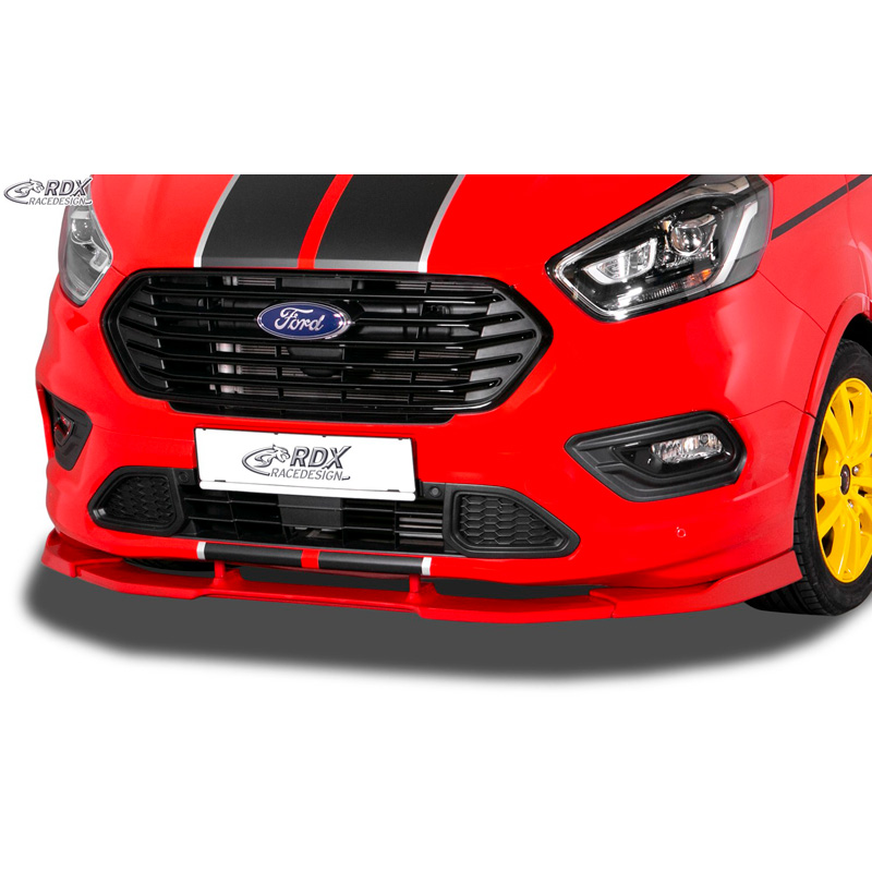 Image of RDX Racedesign Voor Bumper Lip Ongeverfd Polyurethane Ford Tourneo Custom, Transit Custom