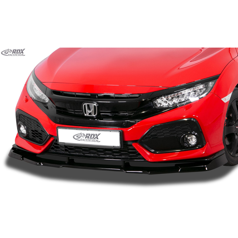 Image of RDX Racedesign Voor Bumper Lip Ongeverfd Polyurethane Honda Civic