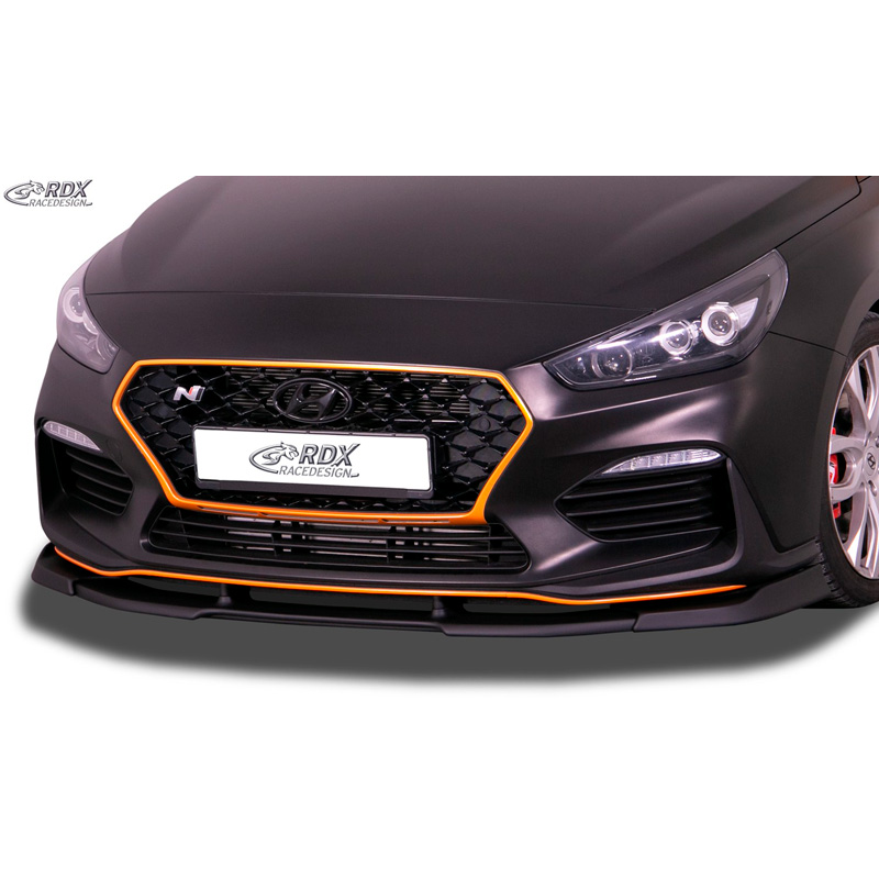 Image of RDX Racedesign Voor Bumper Lip Ongeverfd Polyurethane Hyundai i30n