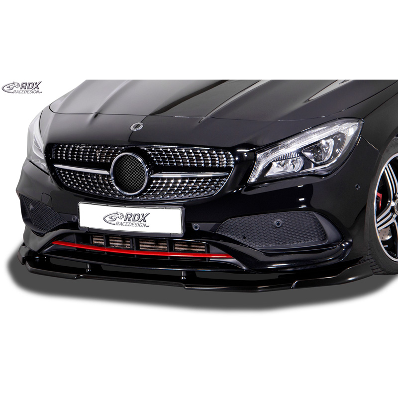Image of RDX Racedesign Voor Bumper Lip Ongeverfd Polyurethane Mercedes CLA Facelift