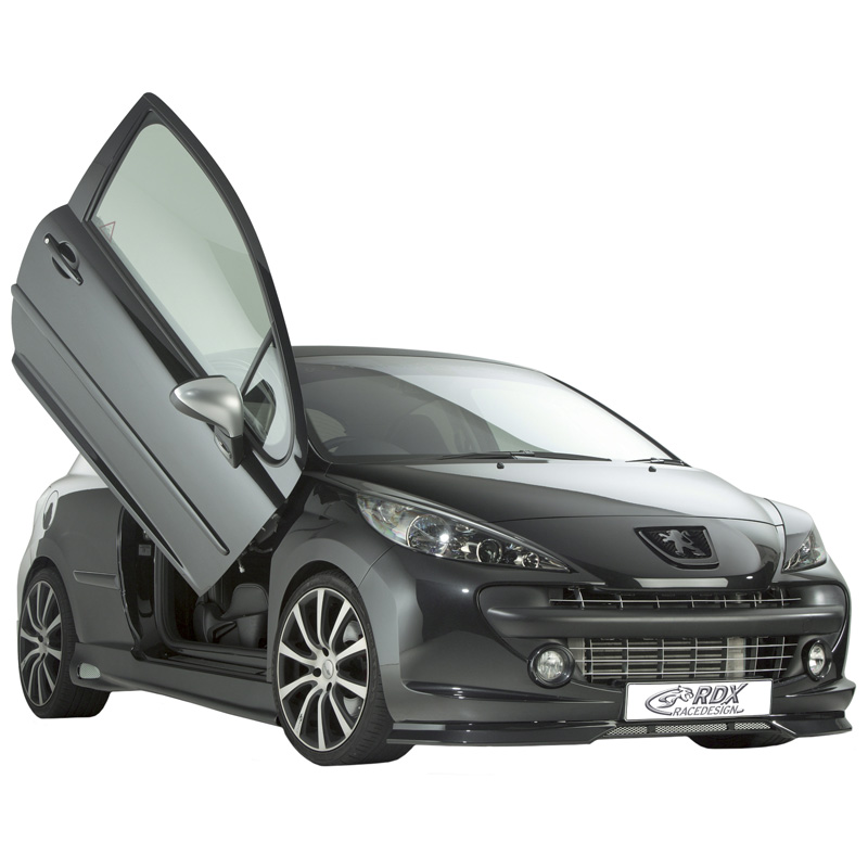 Image of RDX Racedesign Voor Bumper Lip Ongeverfd Polyurethane Peugeot 207