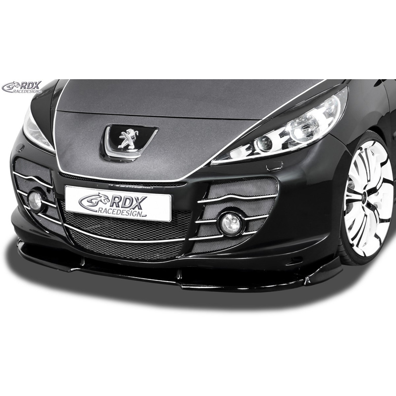 Image of RDX Racedesign Voor Bumper Lip Ongeverfd Polyurethane Peugeot 207