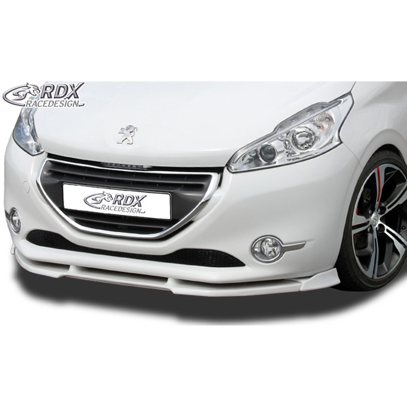 Image of RDX Racedesign Voor Bumper Lip Ongeverfd Polyurethane Peugeot 208