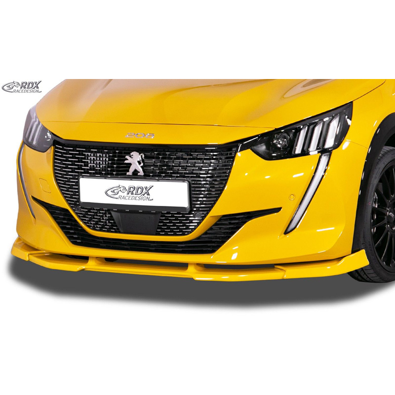 Image of RDX Racedesign Voor Bumper Lip Ongeverfd Polyurethane Peugeot 208