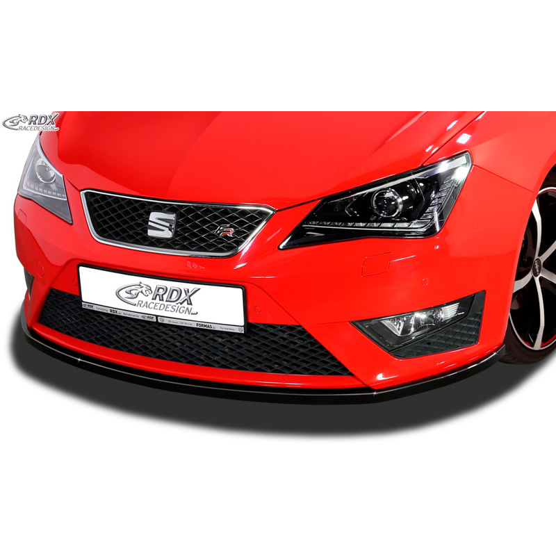 Image of RDX Racedesign Voor Bumper Lip Zwart ABS Plastic Seat Ibiza Facelift