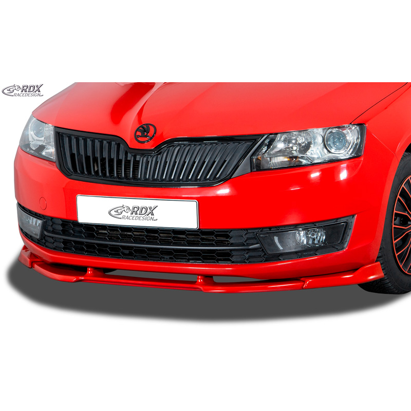 Image of RDX Racedesign Voor Bumper Lip Ongeverfd Polyurethane Skoda Rapid