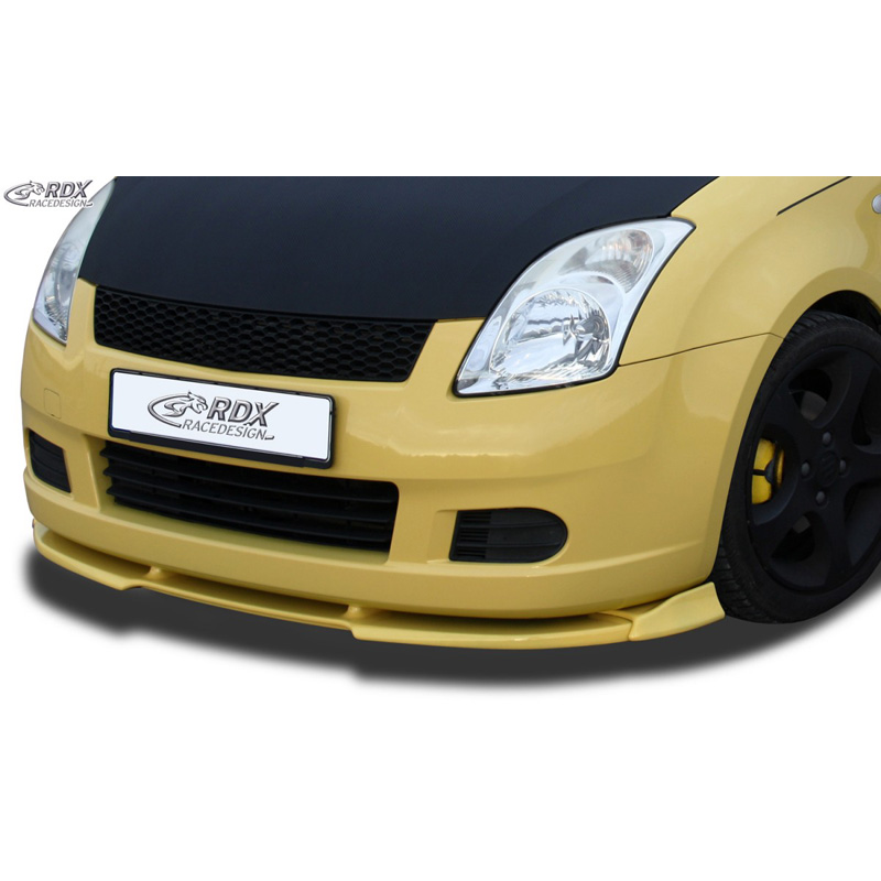 Image of RDX Racedesign Voor Bumper Lip Ongeverfd Polyurethane Suzuki Swift