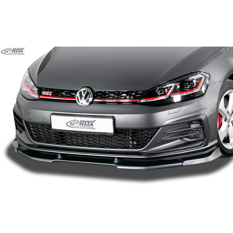 Image of RDX Racedesign Voor Bumper Lip Ongeverfd Polyurethane Volkswagen Golf Facelift