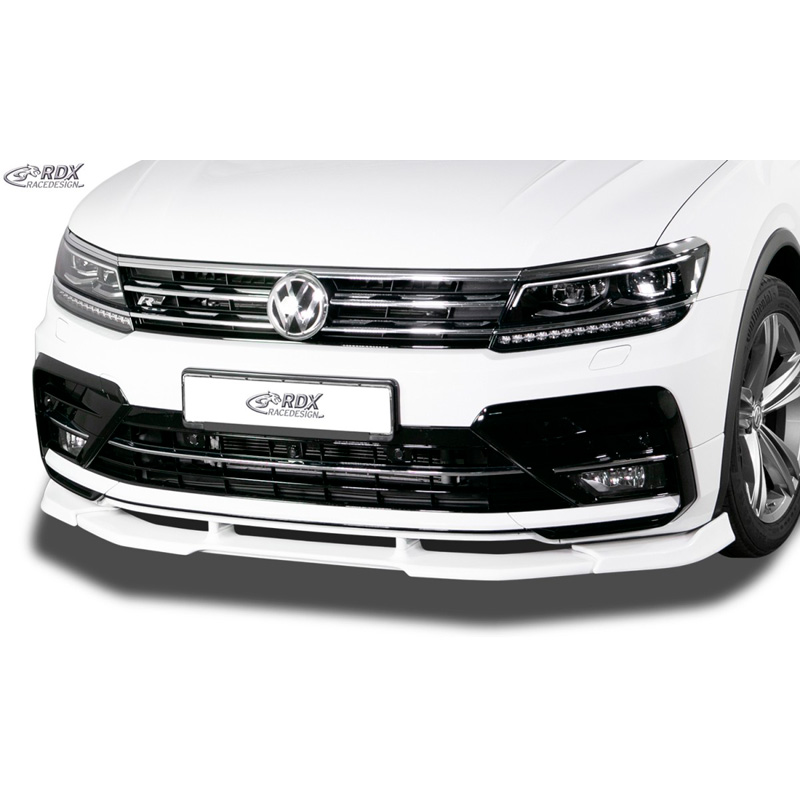 Image of RDX Racedesign Voor Bumper Lip Ongeverfd Polyurethane Volkswagen Tiguan